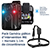 Pack Camra-piton dintervention GPS professionnel HD 2160P 128Go IR dtection visage, force de lordre + ceinture camra-piton